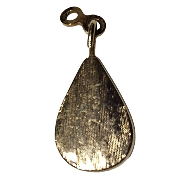 Vintage Faux Pearl Teardrop Pendant for Necklace Gold Tone Retro Fashion Jewelry - Picture 2 of 3